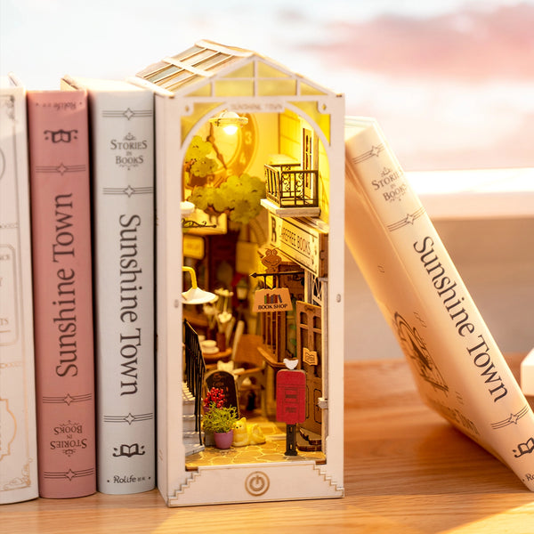 Kit de diorama du coin livre de Sunshine Town