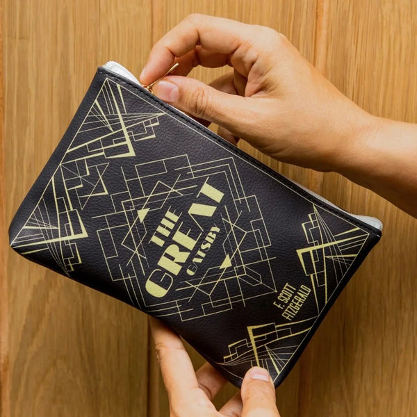 Great Gatsby Book Art Crossbody + Portefeuille {plusieurs styles}