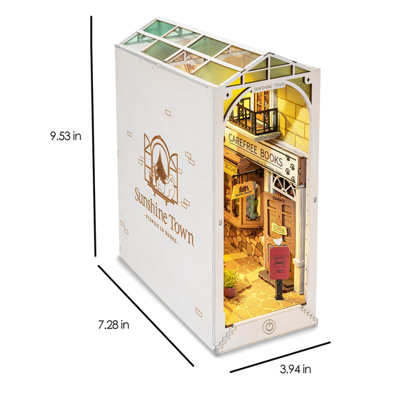 Kit de diorama du coin livre de Sunshine Town