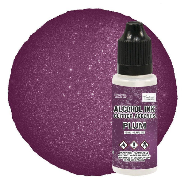 Glitter Accents Alcohol Ink