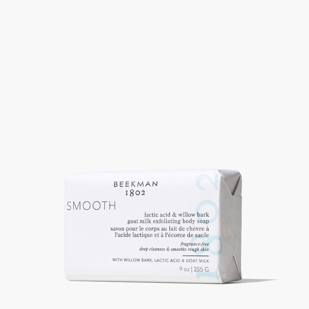 Smooth Lactic Acid & Willow Bark Goat Milk Scrub Bar Soap