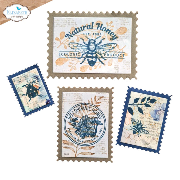 Postage Stamp Frames Nesting Die Set