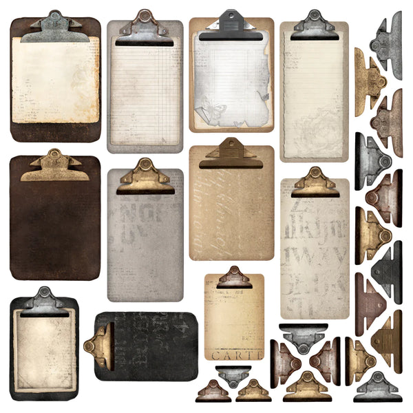 Chipboard Clipboards {Simple Vintage Essentials}