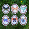 Rothschild's Birdwing Oval Greeting Card