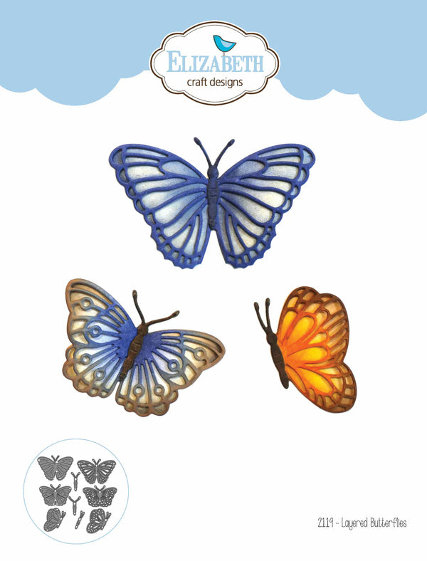 Layered Butterflies Die Set