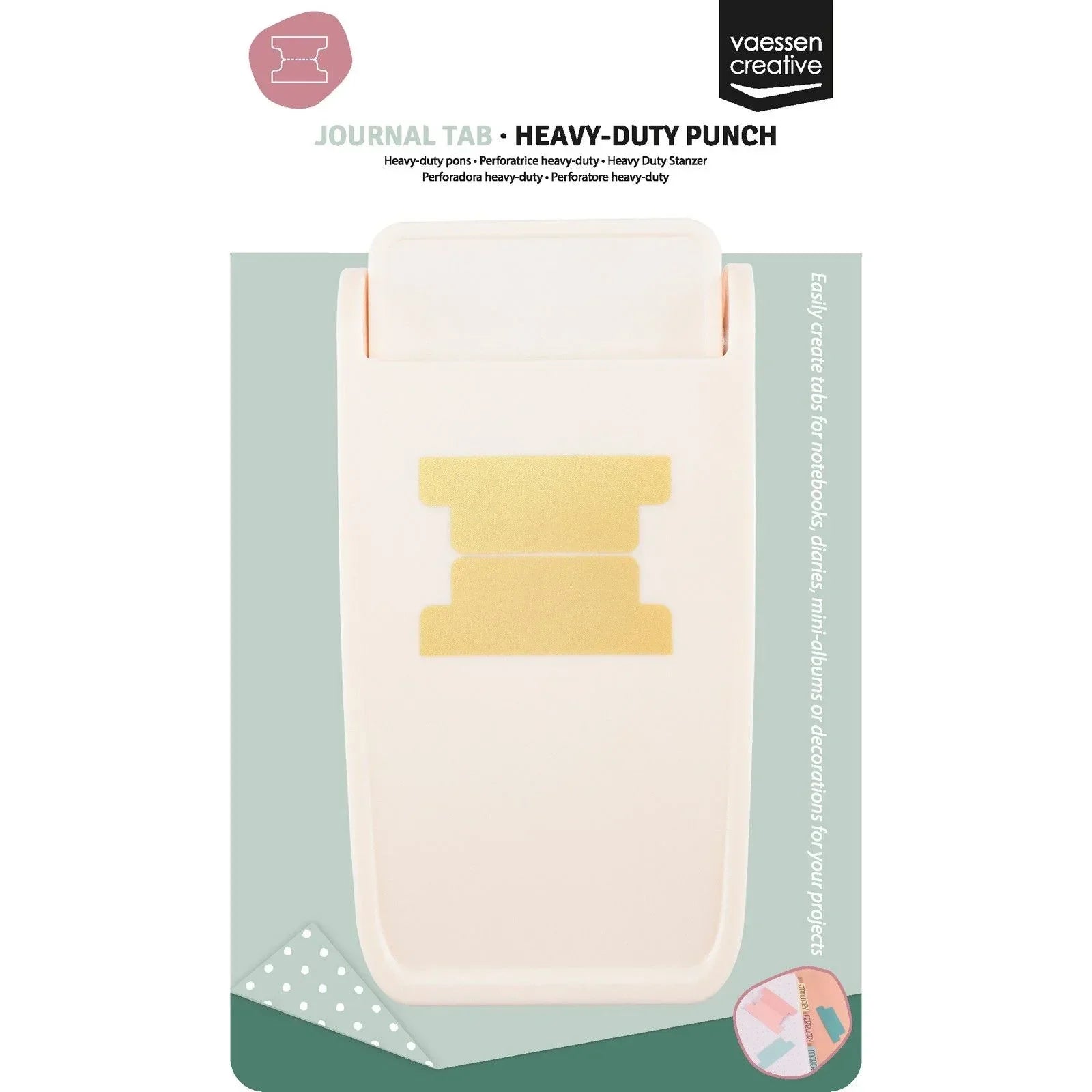 Journal Tab Heavy Duty Punch