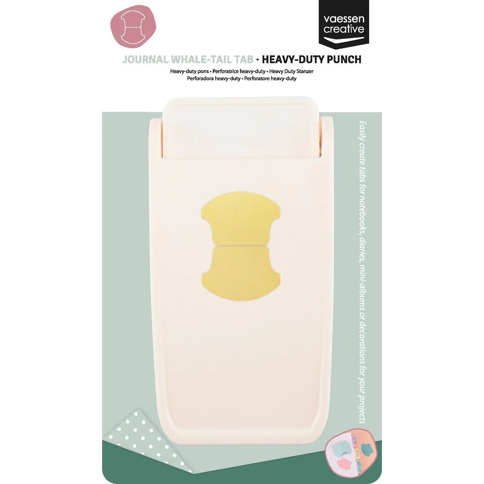 Whale-Tail Tab Heavy Duty Punch