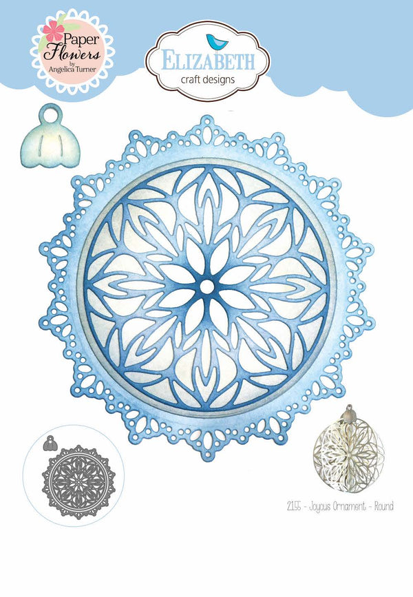 Joyous Round Ornament Die Set