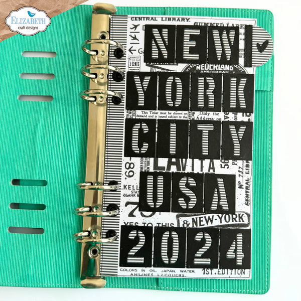 Stencil Alphabet Die Set
