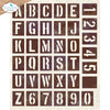 Stencil Alphabet Die Set
