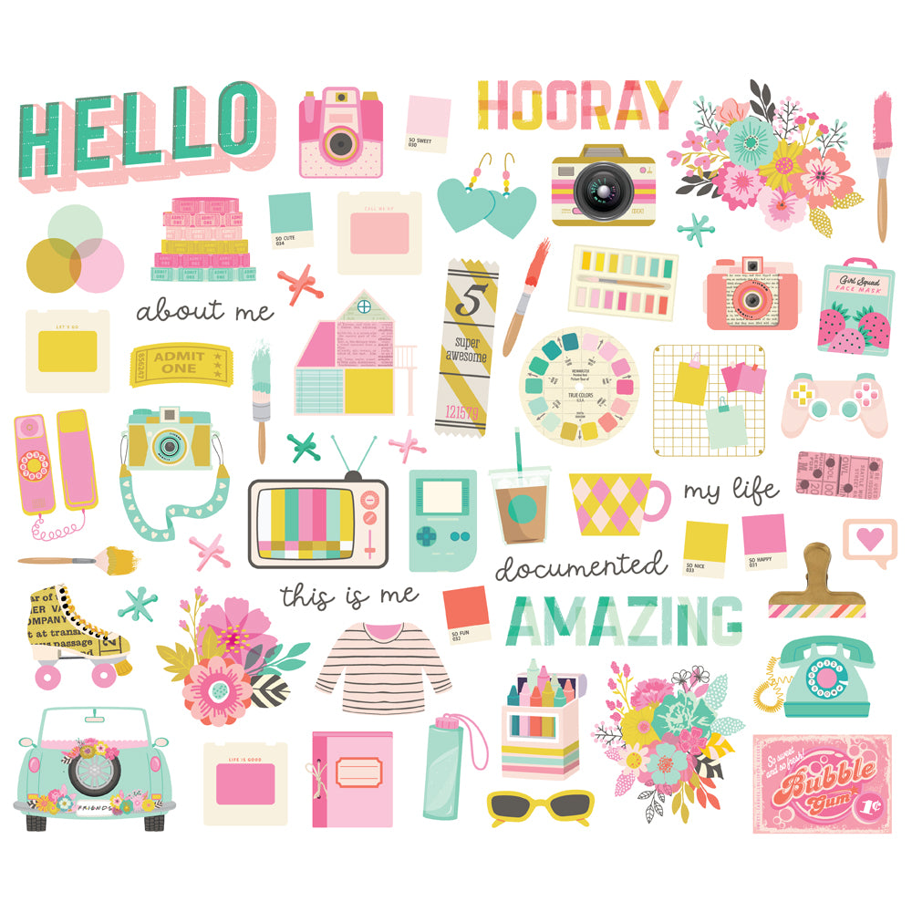 True Colors Bits + Pieces Die Cuts {clearance}