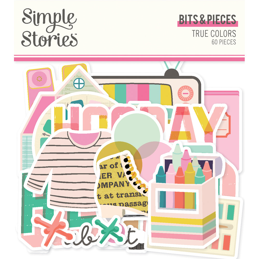 True Colors Bits + Pieces Die Cuts {clearance}