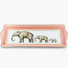 Plateau à gâteaux/bijoux de la famille des éléphants