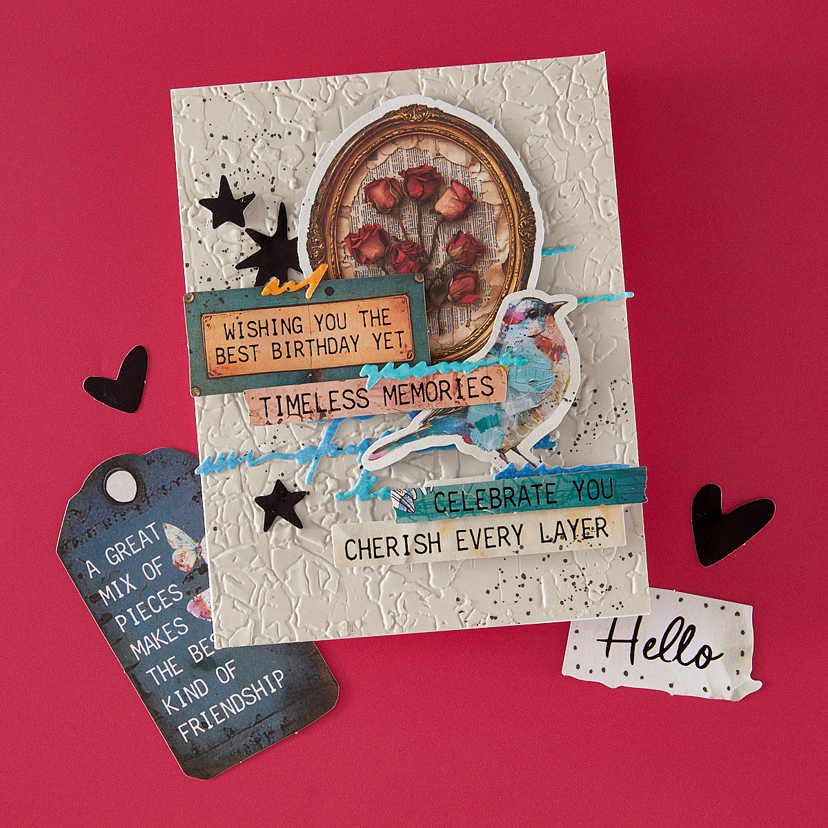 Cracked Embossing Folder