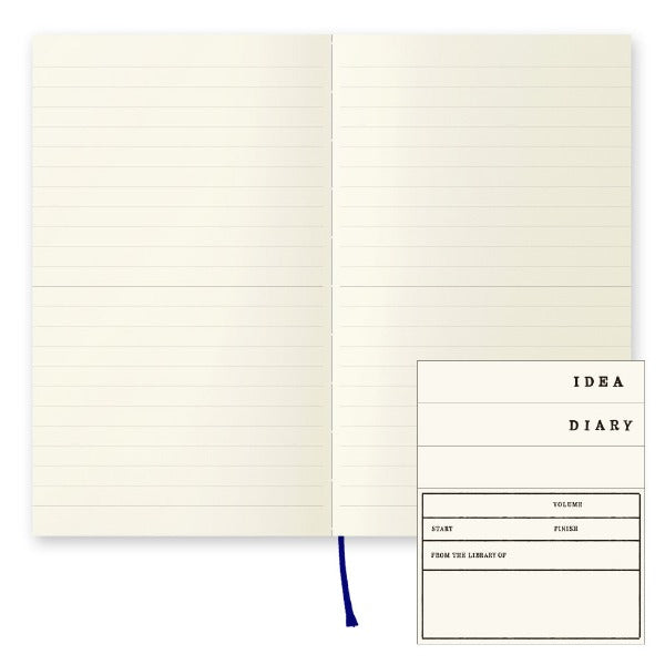 MD Cream B6 Slim Lined Notebook
