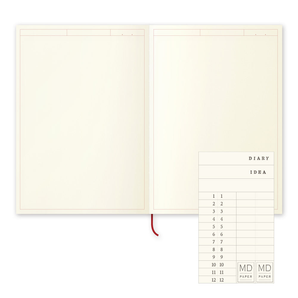 Carnet de notes à cadre MD crème A5