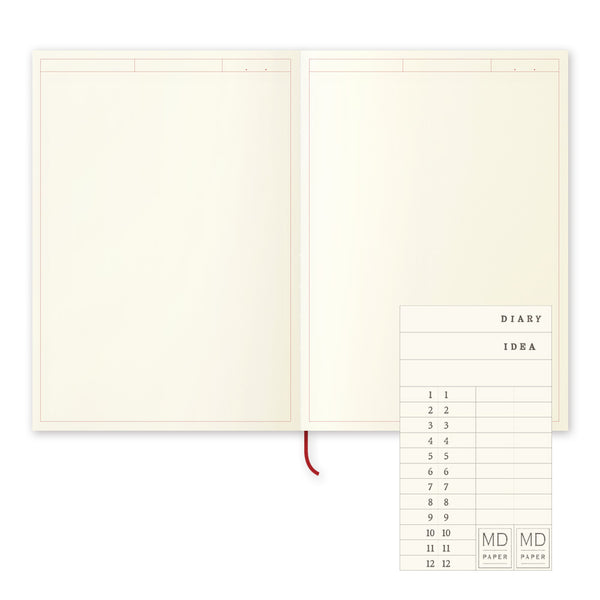 MD Cream A5 Frame Notebook