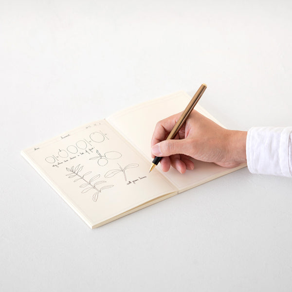 Carnet de notes à cadre MD crème A5