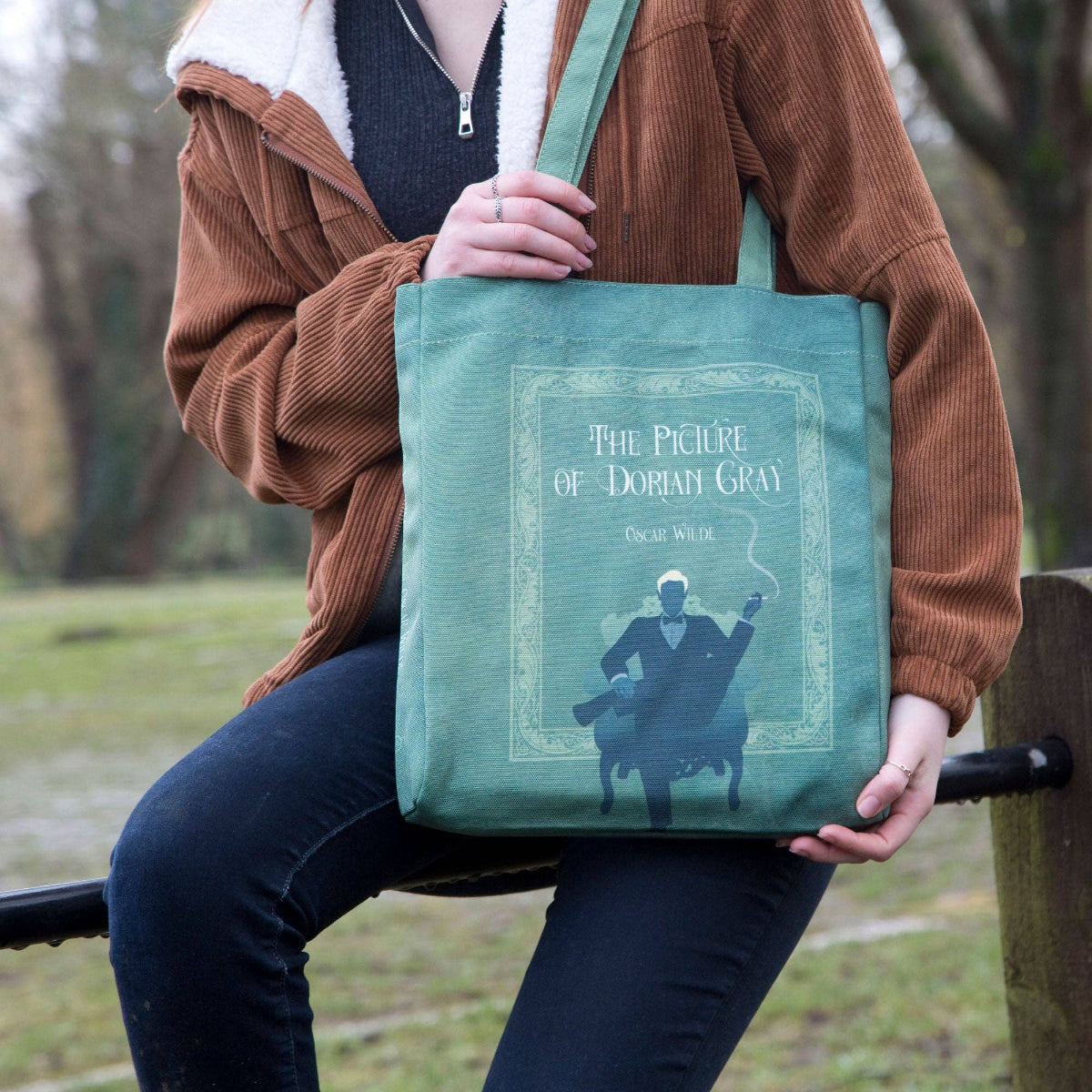 Picture of Dorian Gray Book Art Tote Bag