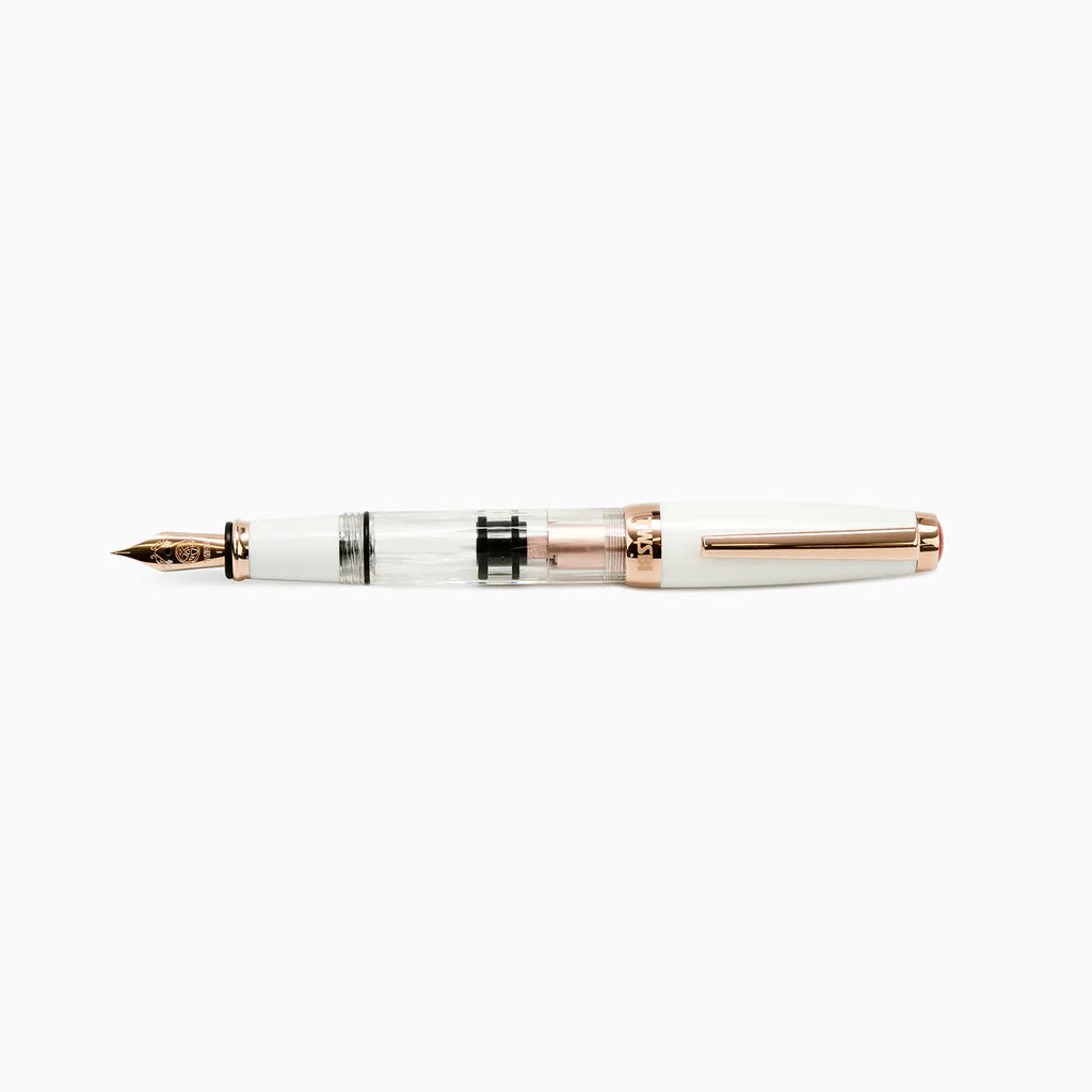 Diamond Mini White + Rose Gold 2 Fountain Pen
