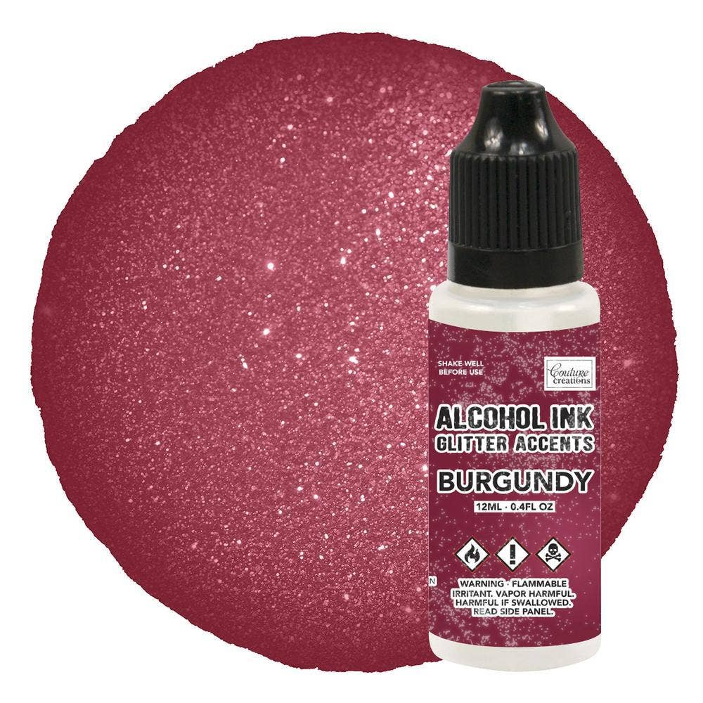 Glitter Accents Alcohol Ink