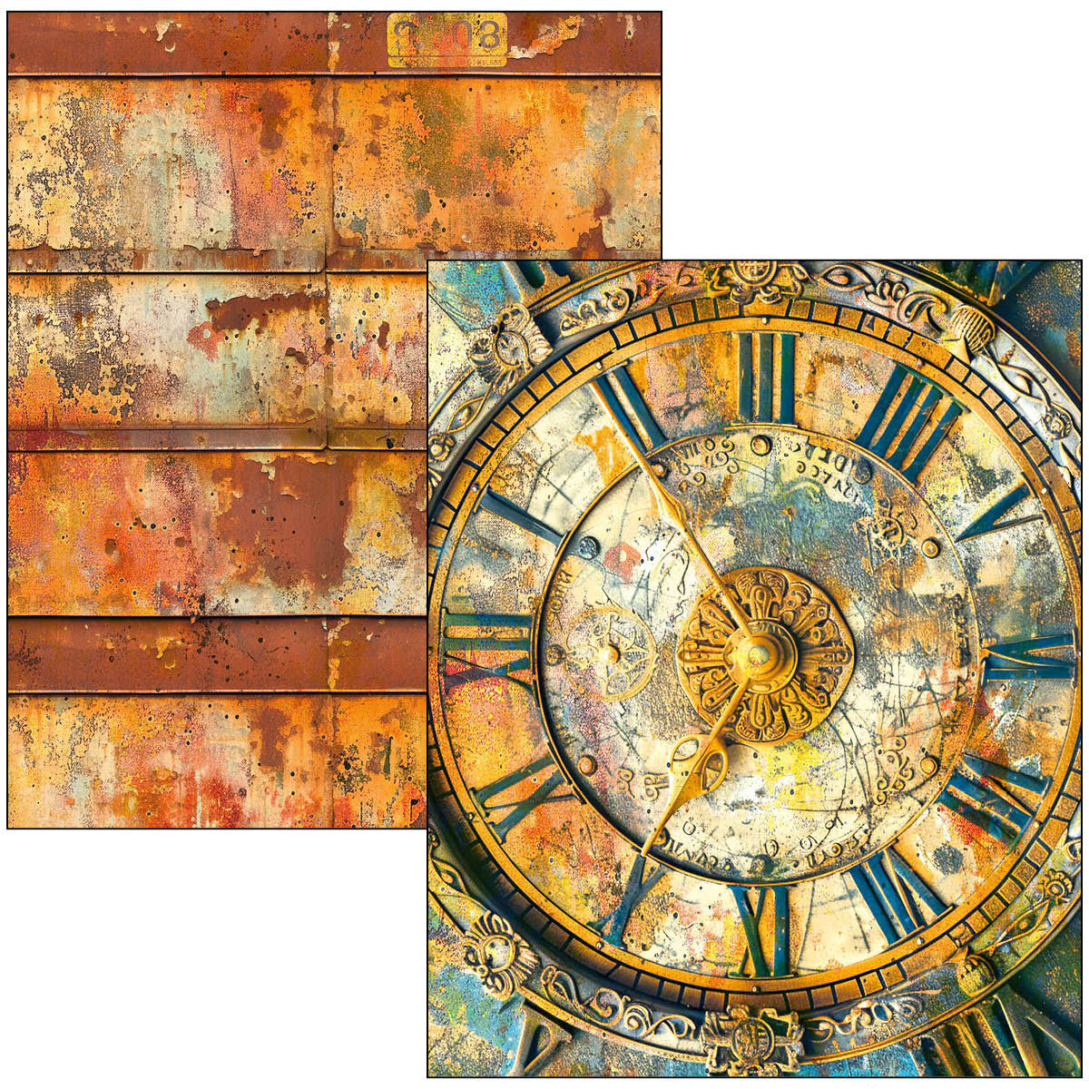 {back soon!} Past Time A4 Maxi Mixed Media Book