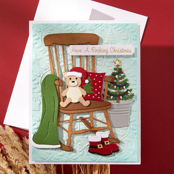 Country Christmas 3D Embossing Folder | Annie Williams