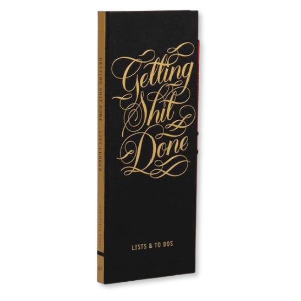 Faire la liste des choses faites, grand livre