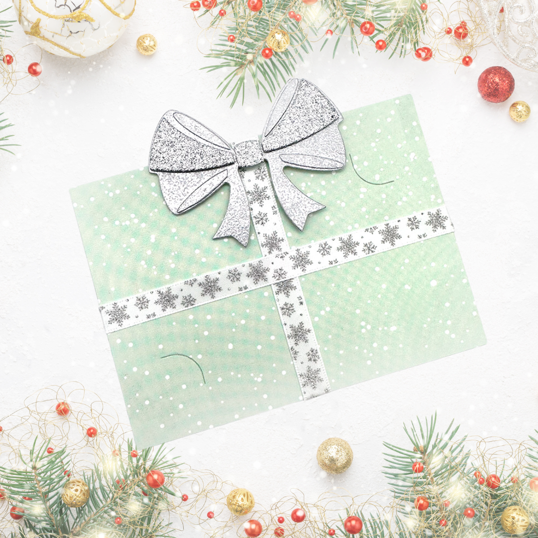 Gift Card Holder With A Bow Die
