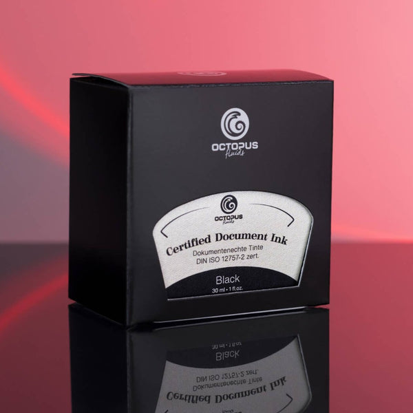 Black Certified Document Fountain Pen Ink
