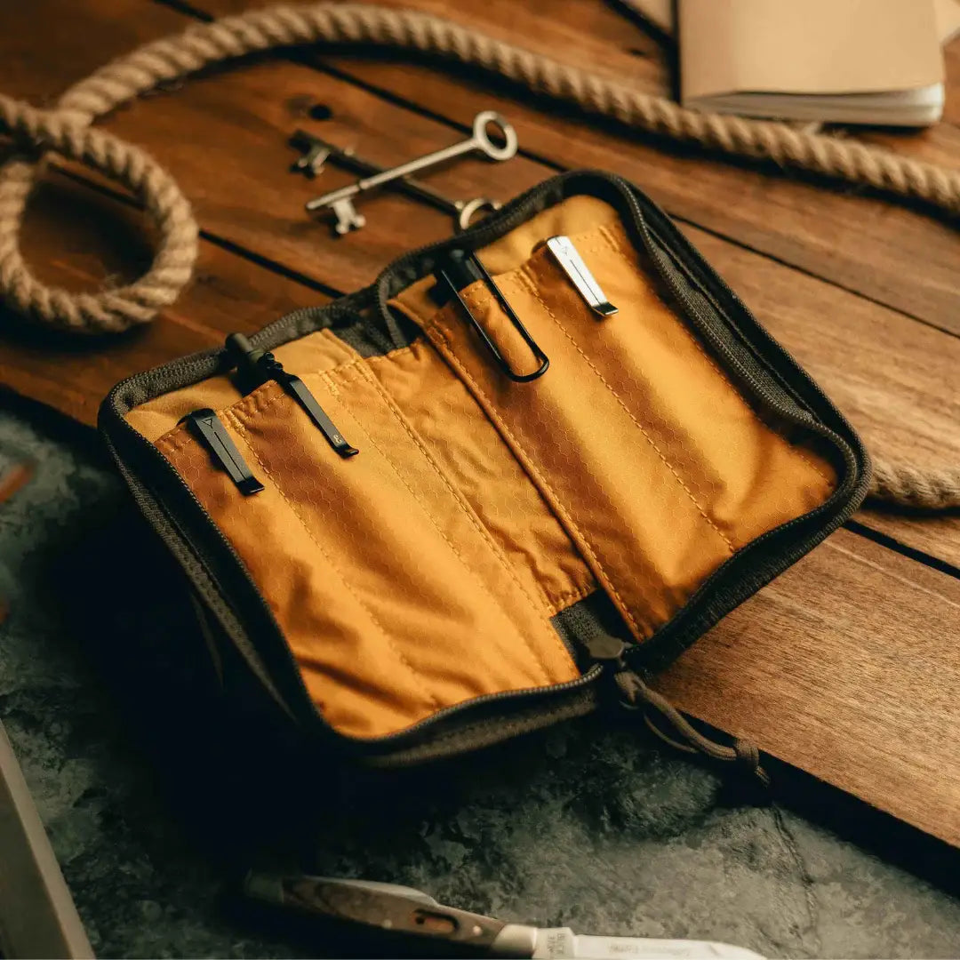 Quattro Zippered Pen Case