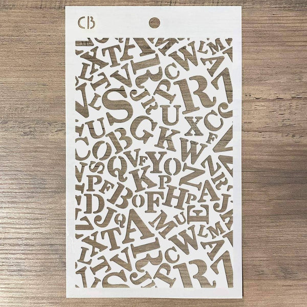 Newspaper Font 5x8 Stencils | Bad Girls