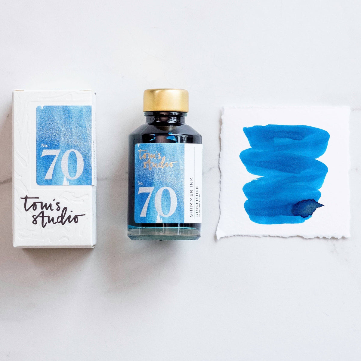 Kingfisher Shimmer Fountain Pen Ink No. 70