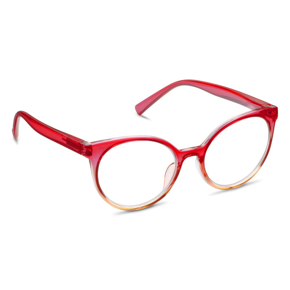 Dahlia Pink + Orange Blue-Light Reading Glasses {clearance}