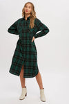 Flannel Plaid Longline Duster/Shacket