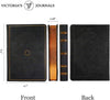 Black Vintage Classic Vegan Leather Journal