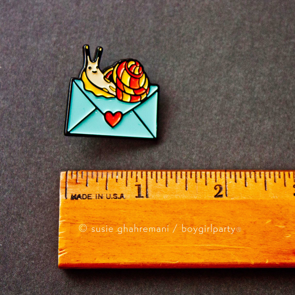 Snail Mail Enamel Pin