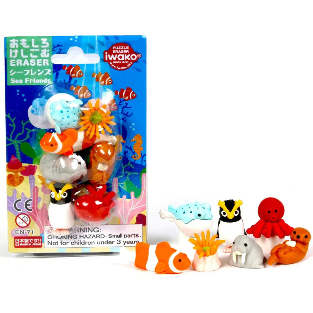 Sea Friends Eraser Pack