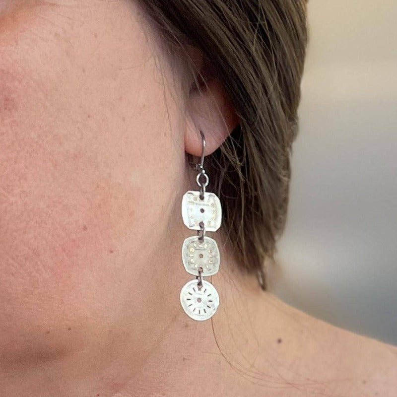 Limited Time Vintage Watch Dial Earrings