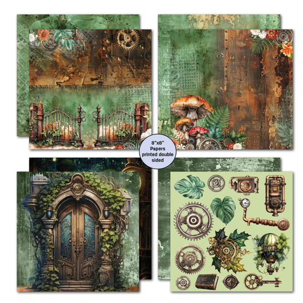Punk'ed Forest 8x8 Paper Collection {clearance}