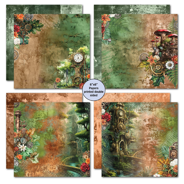 Punk'ed Forest 6x6 Paper Collection