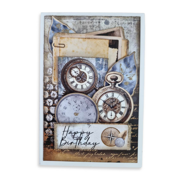 Eclectic Clockwork 4x6 Card Making Kit