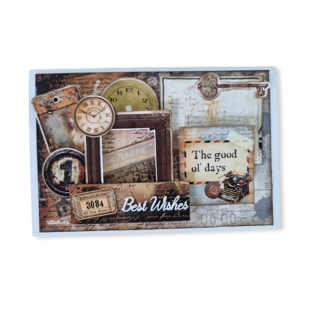 Eclectic Clockwork 4x6 Card Making Kit
