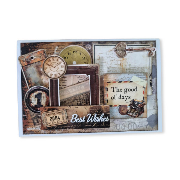 Eclectic Clockwork 4x6 Card Making Kit