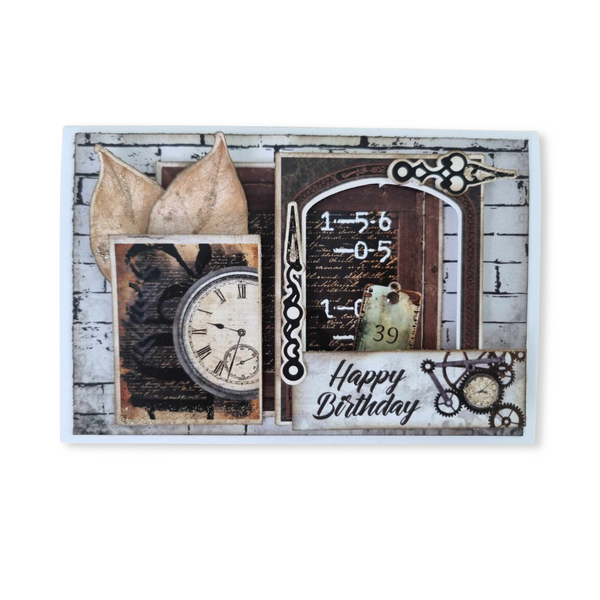 Eclectic Clockwork 4x6 Card Making Kit