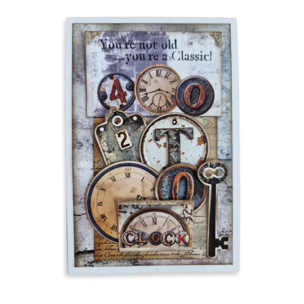Eclectic Clockwork 4x6 Card Making Kit