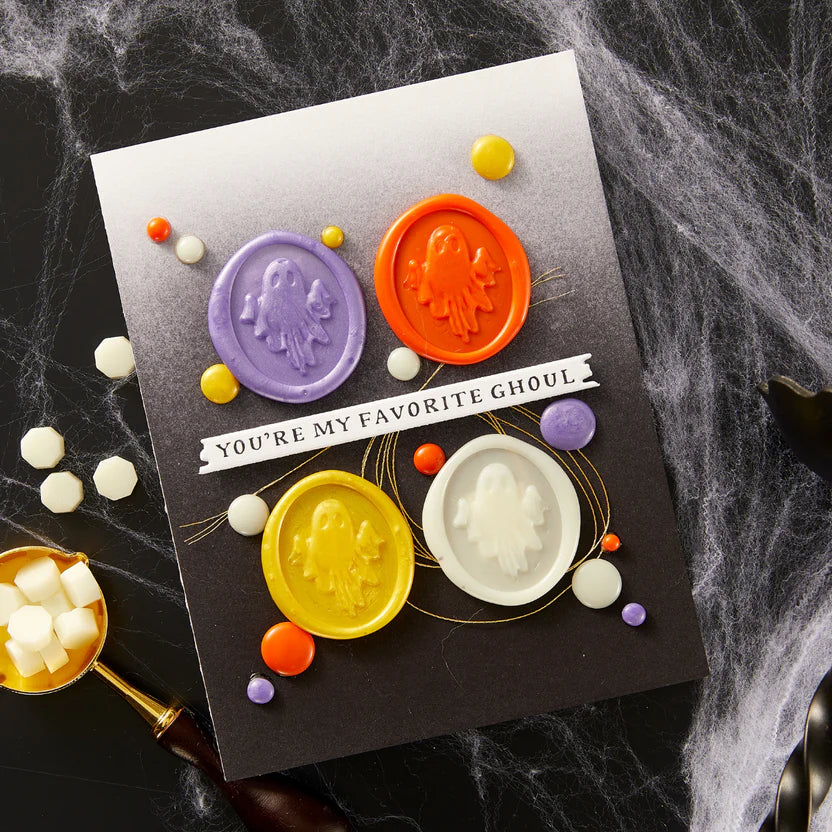 Boo! 3D Wax Seal | Happy Haunting