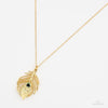 Pride and Prejudice Feather Pendant Necklace