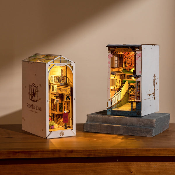Kit de diorama de coin de livre Sakura Densya