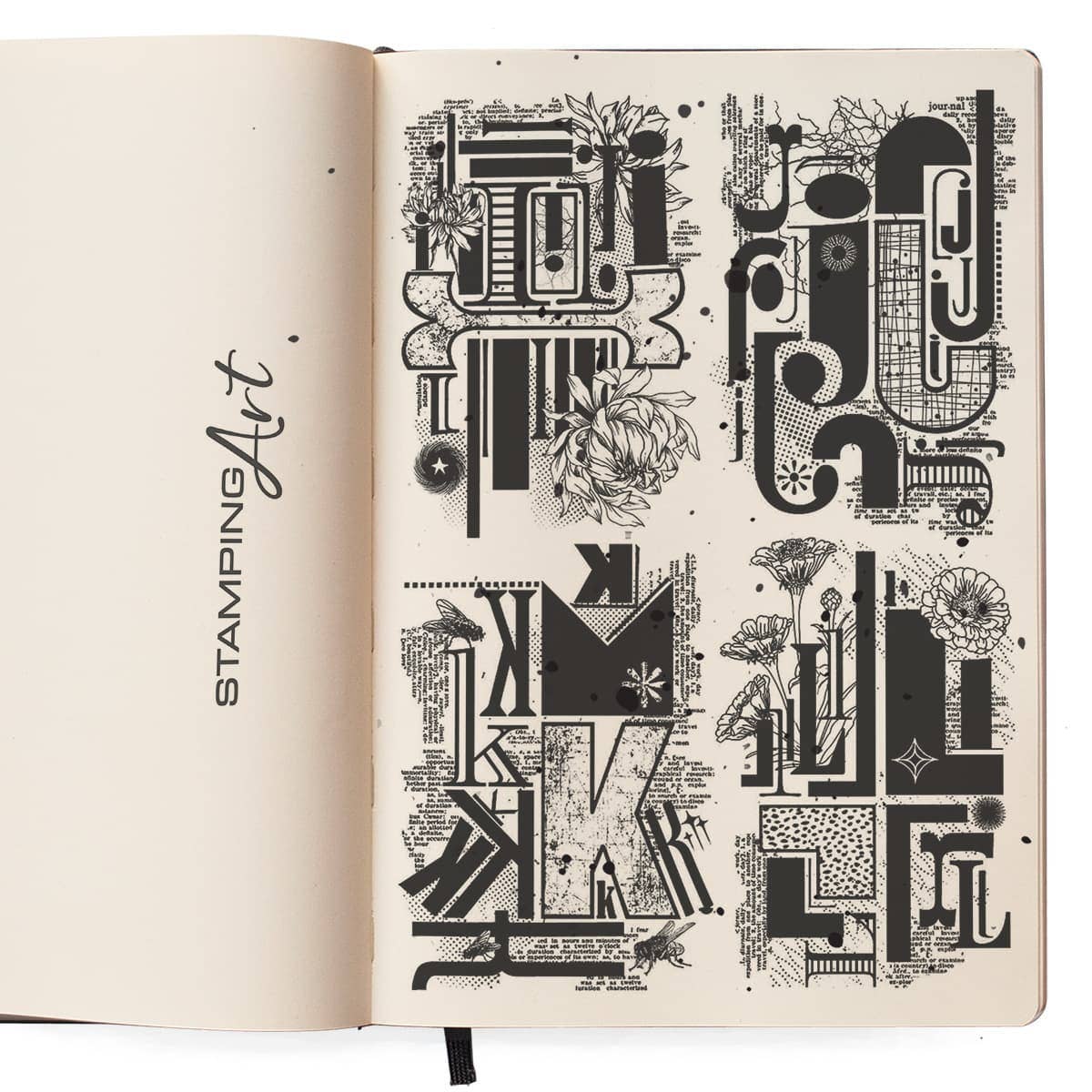 Design Letters 6x8 Clear Stamp Sets | Bad Girls